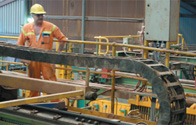 Three Energy Chains® in operation 24 hours a day for more than 4 years in a brick plant.